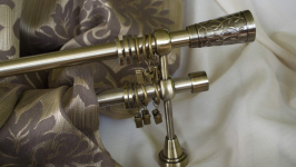 Двухрядные карнизы для штор (двойные)