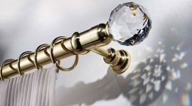 Круглые настенные карнизы для штор