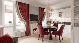 Карнизы для кухни настенные  