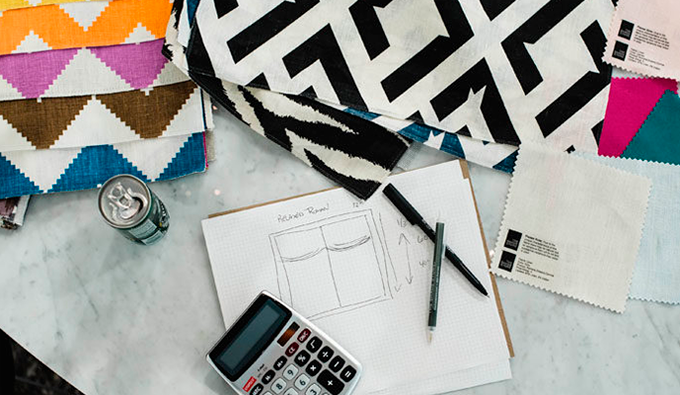 Как высчитывают размеры римской шторы