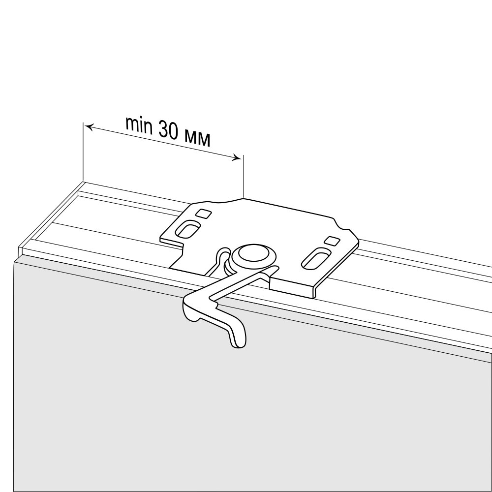 Монтаж суппорта поворотного «Мадрид»