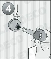 Вставить стойку кронштейна