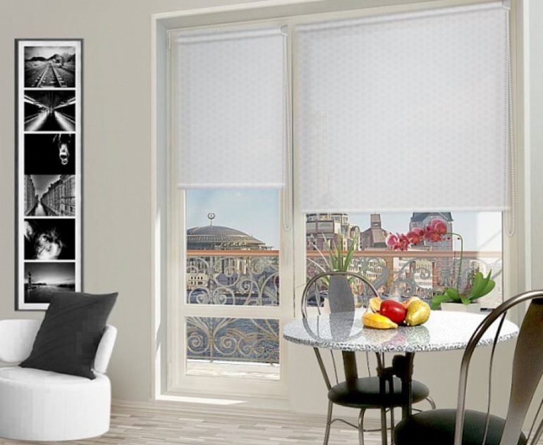 Рулонные шторы для кухни