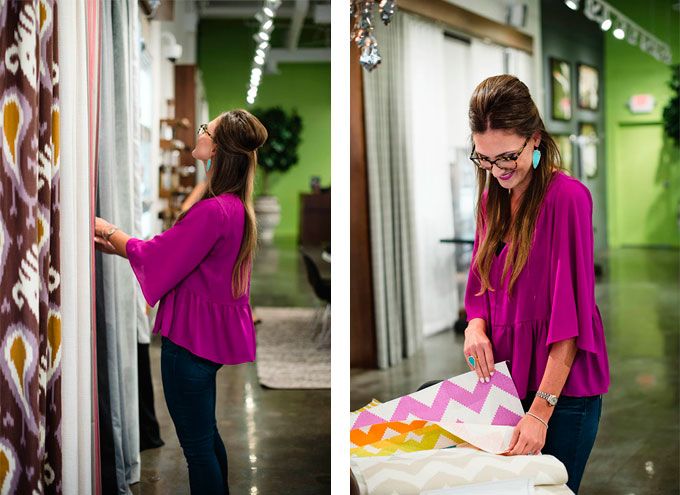 Выбираем ткань для больших окон