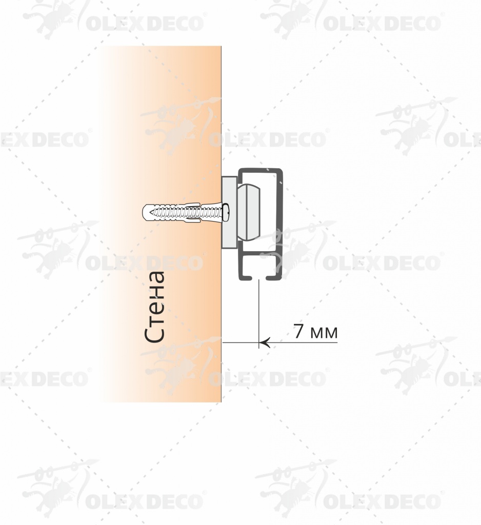 Монтаж профиля Универсал на стену