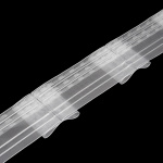 Лента шторная бантовая складка Oz-is Premium 4355 MP 1:2 (Прозрачный 1 бобина 50 пог.м)