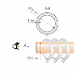 Кольцо 25 круглое «Премиум» упак. 10 шт (ХМ)
