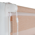 Рулонная штора «Мини День-ночь» Саванна/Шампань