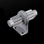 Центральный кронштейн «Levante» для рулонных штор ø44 мм 1 управление L=55 мм (Серый)