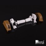 Комплект механизма для рулонной шторы UNI Besta Золотой дуб (Левый)