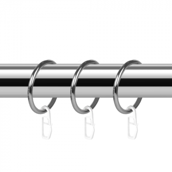 Кольцо 25 круглое с крючком упак. 10 шт (Х)