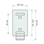 Платформа для скотча «Мини День-Ночь» Besta (Коричневая)