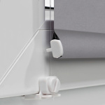 Рулонная штора «Мини» Шелк/Серый