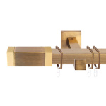 Однорядный стеновой карниз для штор «Квадро» (20 А 200)