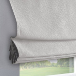 Римская штора черный подъемный механизм «Каир» Blackout Бисквит