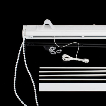 изображение карниз для римских штор «мадрид» fix size белый на olexdeco.ru