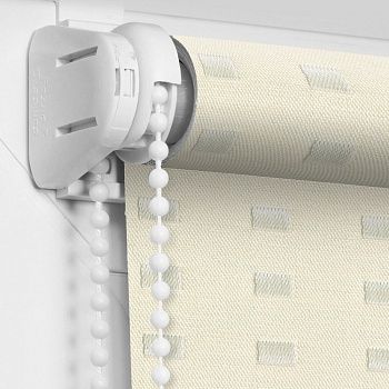 Рулонная штора «Мини» Квадро/Шампань (37 х 170)