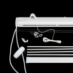 фото карниз для римских штор «мадрид» белый в интернет-магазине Олексдеко