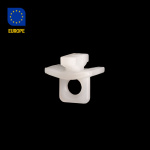 Стопор поворотный пластиковый для широкой дорожки (Белый)