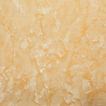 Рулонная штора «Moncada» ø38 фурнитура Белая. Ткань коллекции «Шелк» Песок