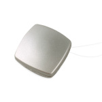 Магнит квадратный двусторонний размер 3,4 см для легкого веса штор с леской 29 см (ХМ)
