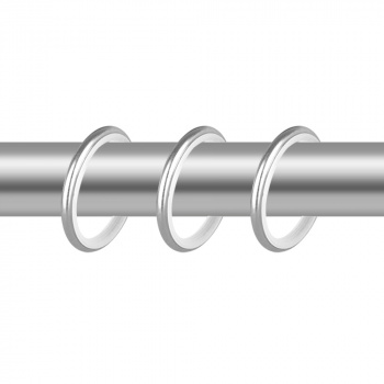 Кольцо 25 круглое с пластиком упак. 10 шт (ХМ)