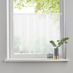 Штора-кафе «Butterfly» молоко высота 60см (Ширина 127см)