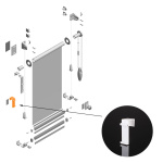 Кронштейн накидной «Мини» Besta (Белый)