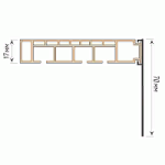 Декоративная планка «Орион» (7 Жемчуг)