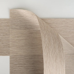 Рулонная штора «MGS День-Ночь» фурнитура Белая. Ткань коллекции «Саванна» Шампань