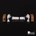 Комплект механизма для рулонной шторы UNI Besta Золотой дуб (Левый)