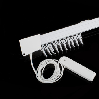 Карниз для штор раздвижной кордовый «Европа» (150 см с бегунком)