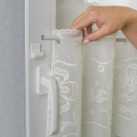 Карниз-кафе «Виргиния» белый (12 мм 55-85)