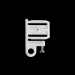 Заглушка торцевая для профиля «Универсал» с ушком и саморезом (Белый)