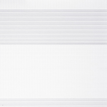 Ткань для рулонных штор «День-ночь» коллекция «Соло» Белый