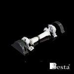 Комплект механизма для рулонной шторы UNI Besta Темно-серый (Левый)