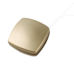 Магнит квадратный двусторонний размер 3,4 см для легкого веса штор с леской 29 см (ЗМ)