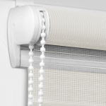 Рулонная штора «Мини День-ночь» Соло/Белый