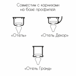 Бегунок «Big Click» в ленте упак. 100 шт ((10 лент) Белый)
