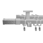 Двухрядный потолочный карниз для штор «Трезано» (20 ХМ 240)