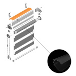 Кассета MGS L= 4 м Темно-серый