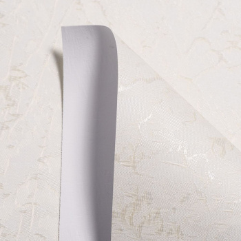 Ткань для рулонных штор коллекция «Шелк Blackout» Жемчуг