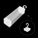 Крышка с крючком для блистера 38х38 мм упак. 100 шт (Белый)