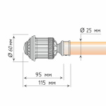 Наконечник «Стаккини» (25 А)