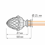 Наконечник «Шишка» (25 А)