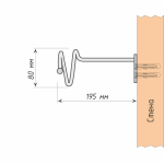 Спираль драпировочная большая (М)