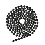 Цепь упр. металич. 4,5х6,0 мм Черный (Бобина 100 п.м.)