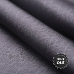 Римская штора белый подъем. мех. «Твинс One Touch» «Каир» Графит (Ширина 190 см высота 170 см)