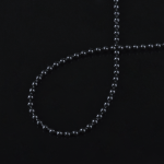 Цепь управления пластиковая 4,5х6,0 мм Черная (Бобина 250 п.м.)