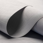 Рулонная штора «Мини» фурнитура Белая. Ткань коллекции «Скрин Витара» Серый (компл. Besta)